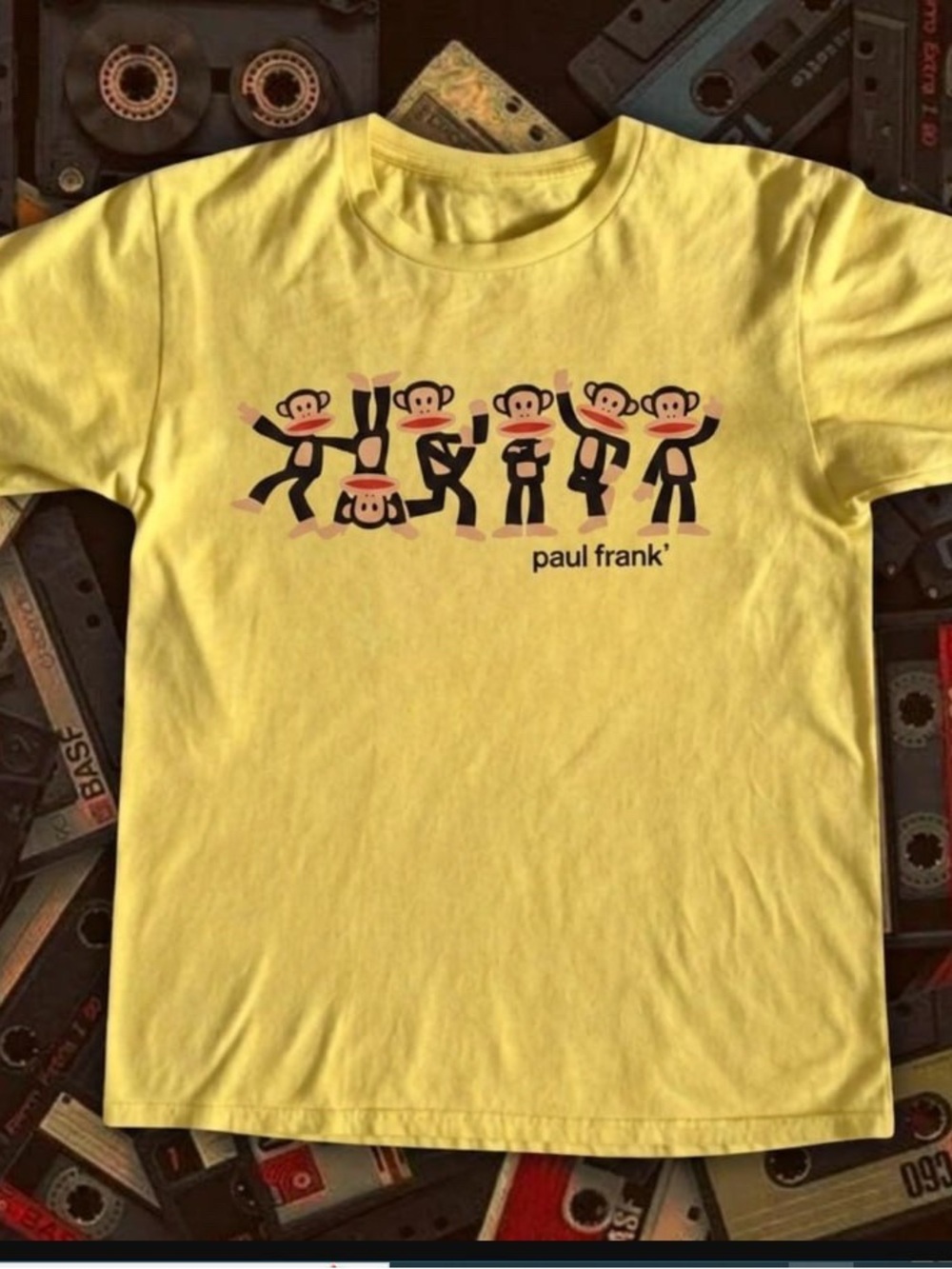 Paul Frank Yellow Graphic Monkey T-Shirt